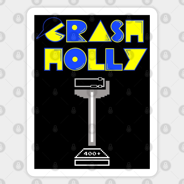 "Pac-Man" Crash Holly HARDCORE CHAMPION Magnet by jennesis